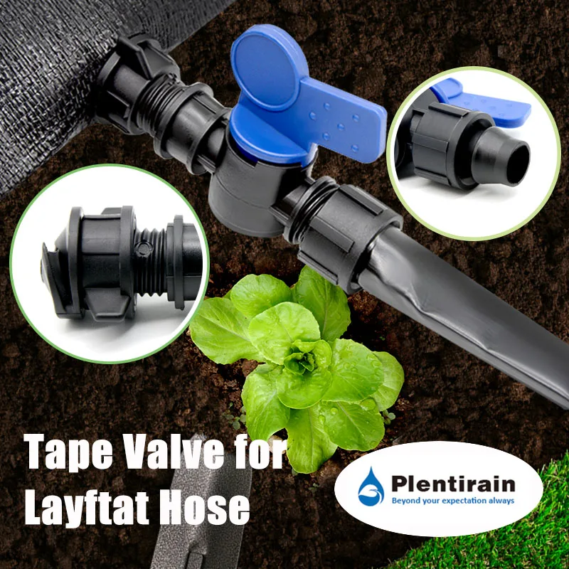 Economical style Drip Tape Valve for PE Lay Flat Hose or PE oval hose