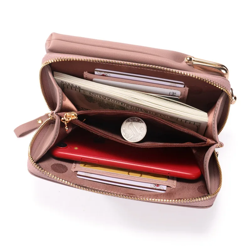  2021 new women messenger mobile phone bag fashion multi-function adjustable shoulder bags ladies