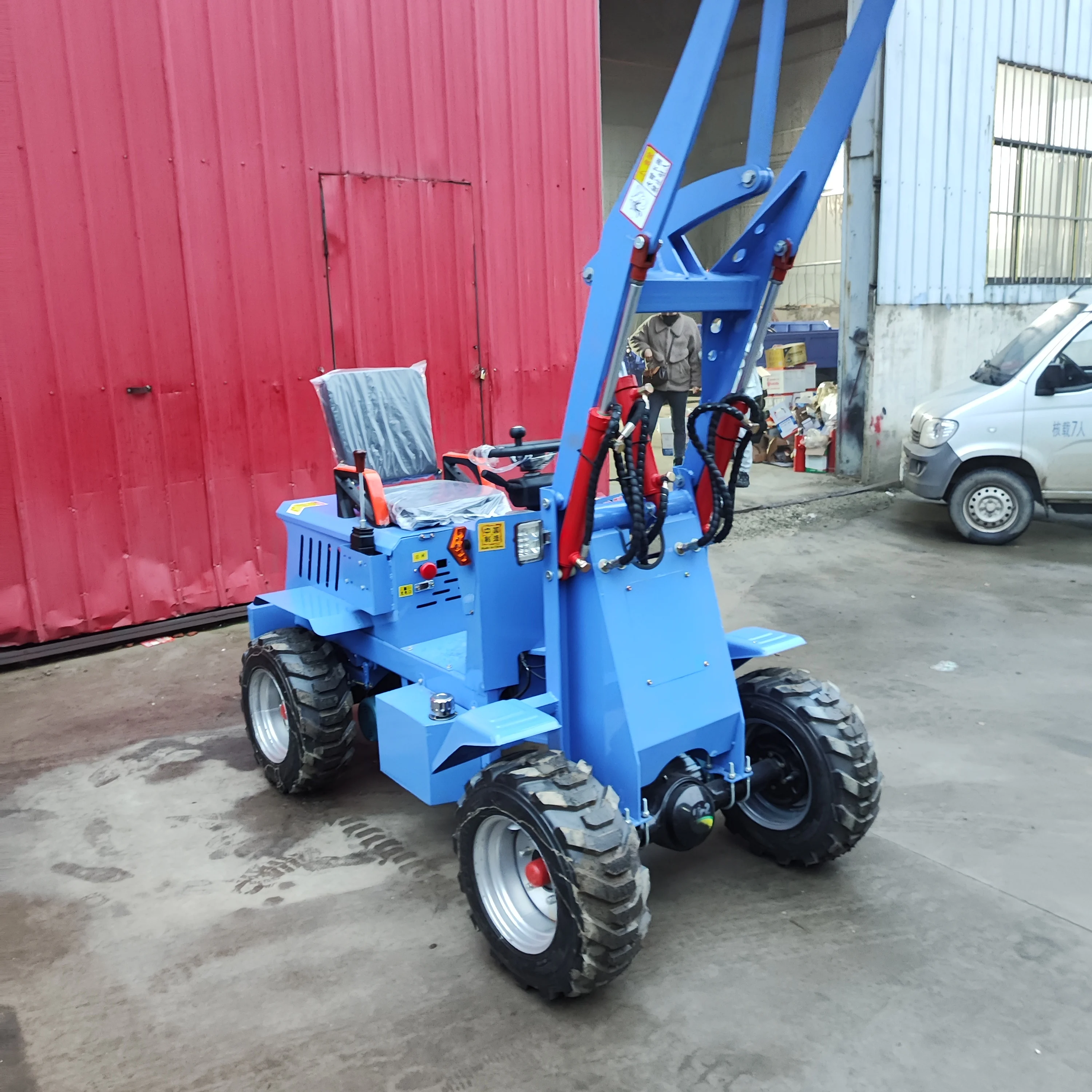 300Kg Motorized Loader China Mini Bucket Loader Compact Articulated Loader for Tight Spaces
