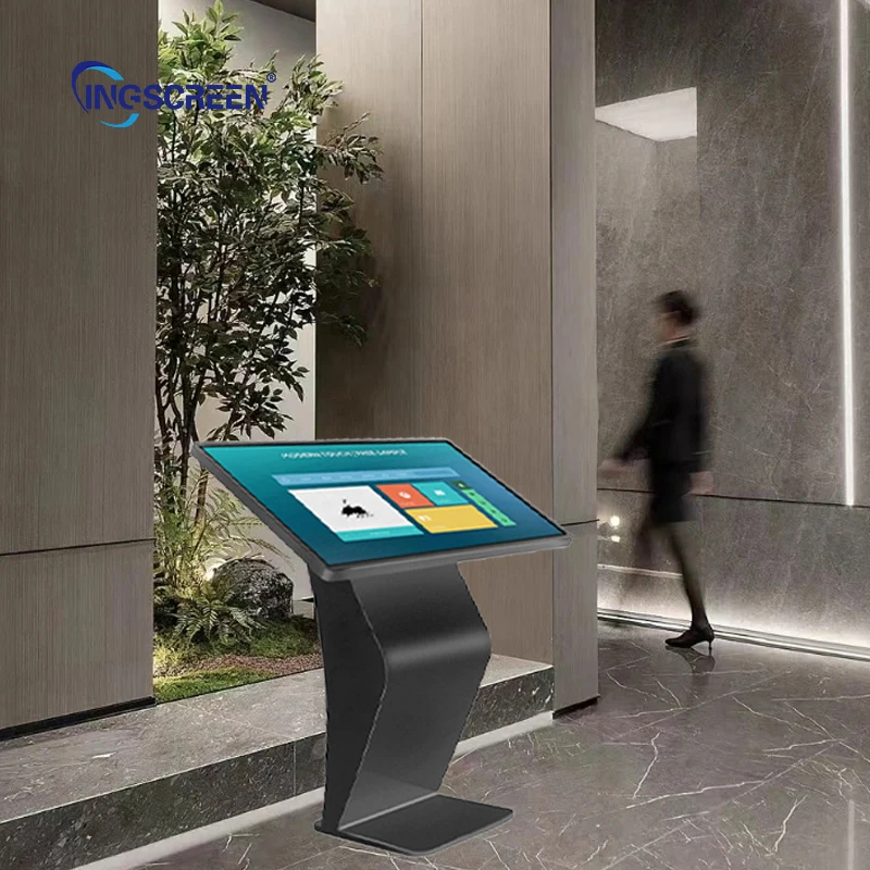 INGSCREEN 55 65 75 дюймов Сенсорная панель киоск светодиодный экран рекламный плеер Digital Signage стенды