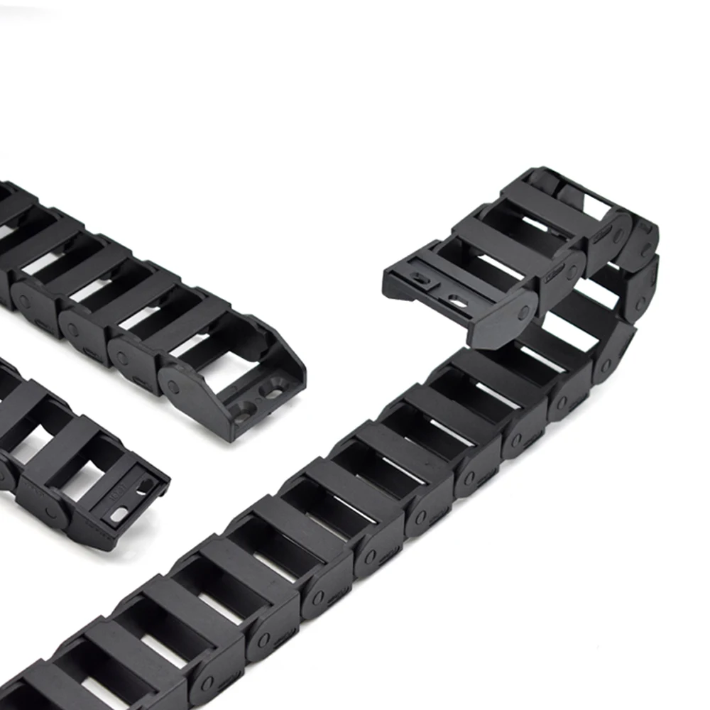 WaveTopSign Cable Chain 18x25 18x37 15x30 15x20mm Bridge Type Non-Opening Plastic Towline Transmission Drag Chain
