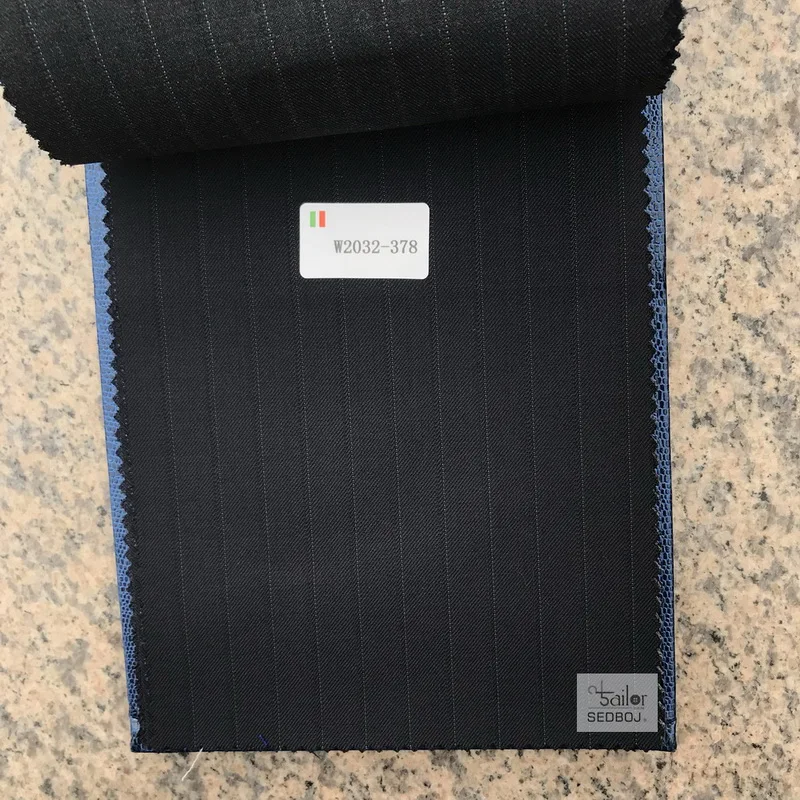 Индивидуальный пошив, мужские костюмы, шерстяные ткани, мужские костюмы, оптовая продажа, полосатая ткань для стройных мужских деловых костюмов