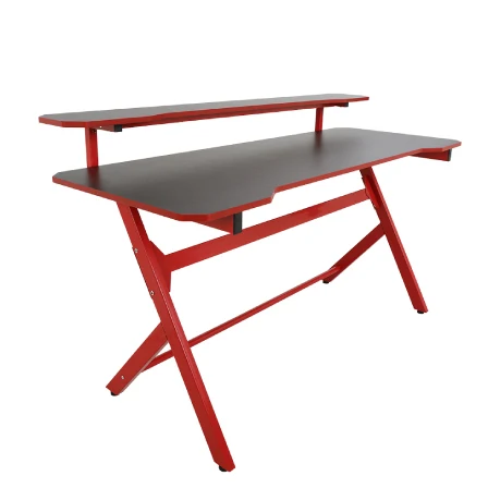 Лидер продаж, офисный длинный красный стол для электронных видов спорта, офисный профессиональный компьютерный стол