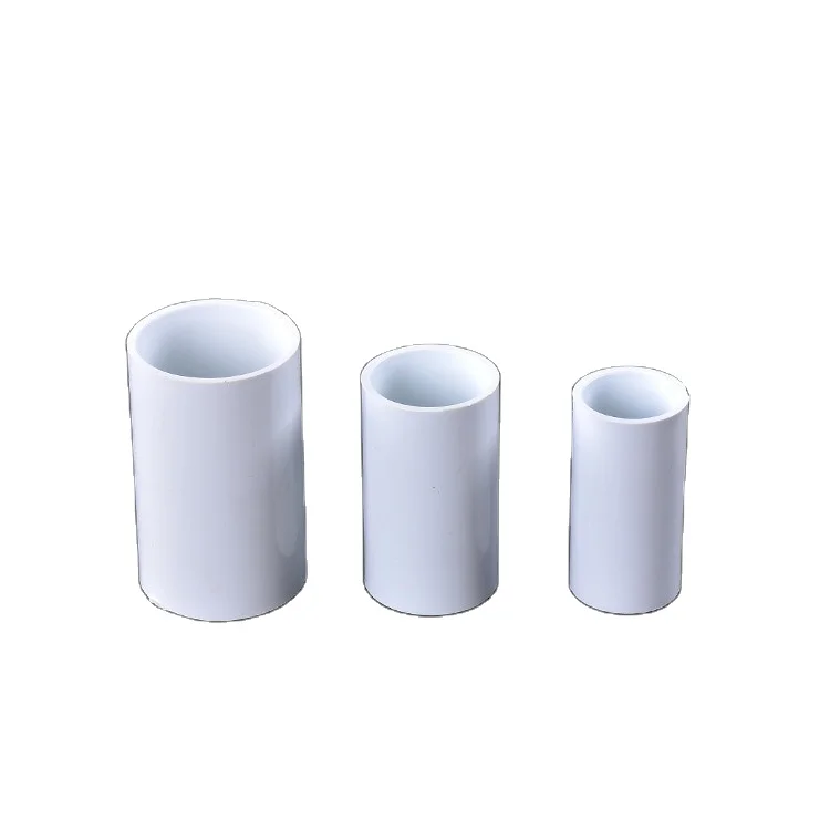 Factory Wholesale All Sizes Of Plastic Water Supply And Drainage Coupling Pvc Pipe Fitting Series Conduit Coupler