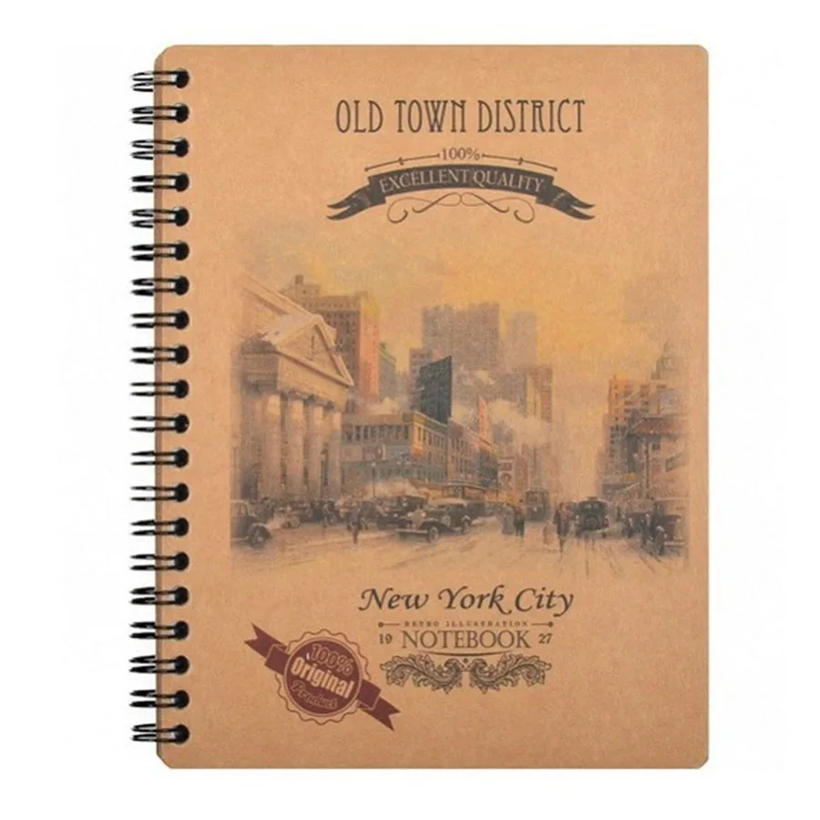 Cheap low price custom kraft paper printing notebook