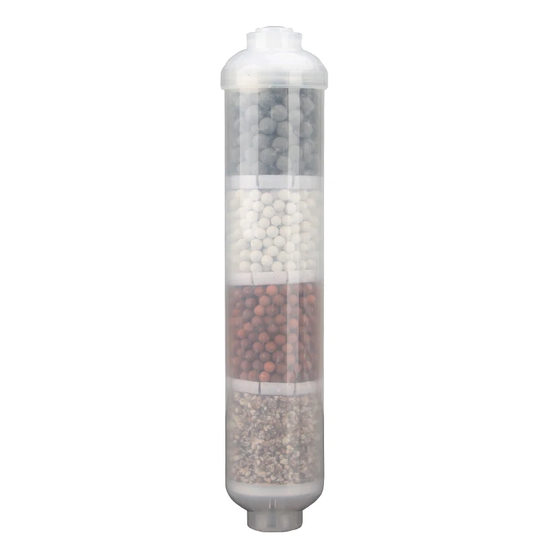 Portable Post Carbon Mineral Tourmaline Far Infrared Ball Ro Water Purifier Filter Cartridge Inline Alkaline T33 Filter