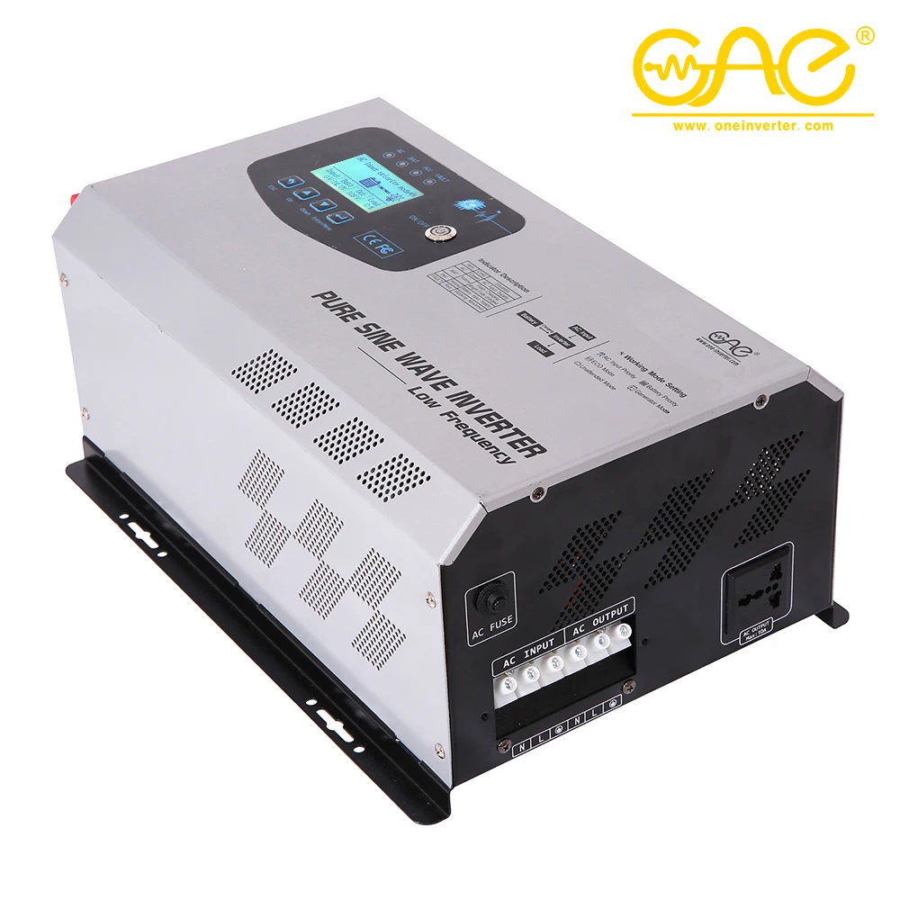  Hot sale inverter 1000W 3000w 5000W dc 12v 24v to 110v 220v pure sine wave power for RV Converter with AC charge