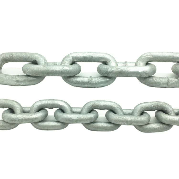 G80 12 мм горячеоцинкованная легированная сталь 2-1/8 CM490 CM690 морская якорная цепь