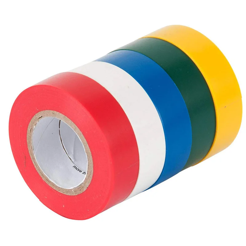 Vinyl Electrical PVC Insulating Line Good Quality Adhesive Black High Voltage Insulation Tape