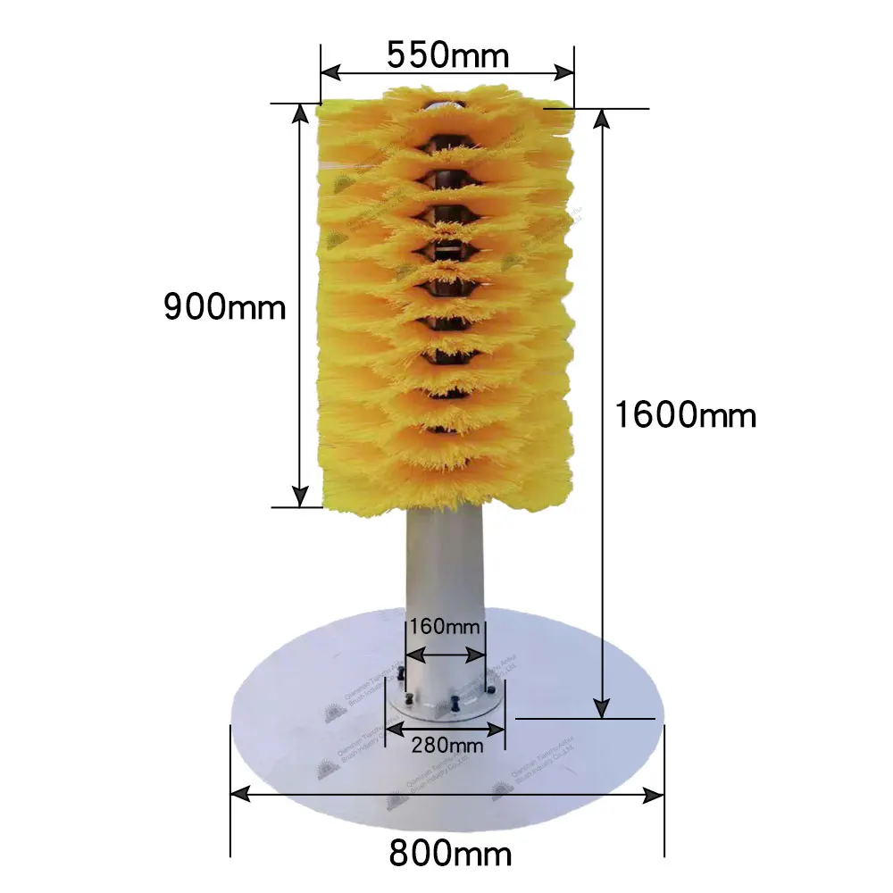 Factory price Efficient Unmotivated Automatic Cow Body Scratching cleaning Brush