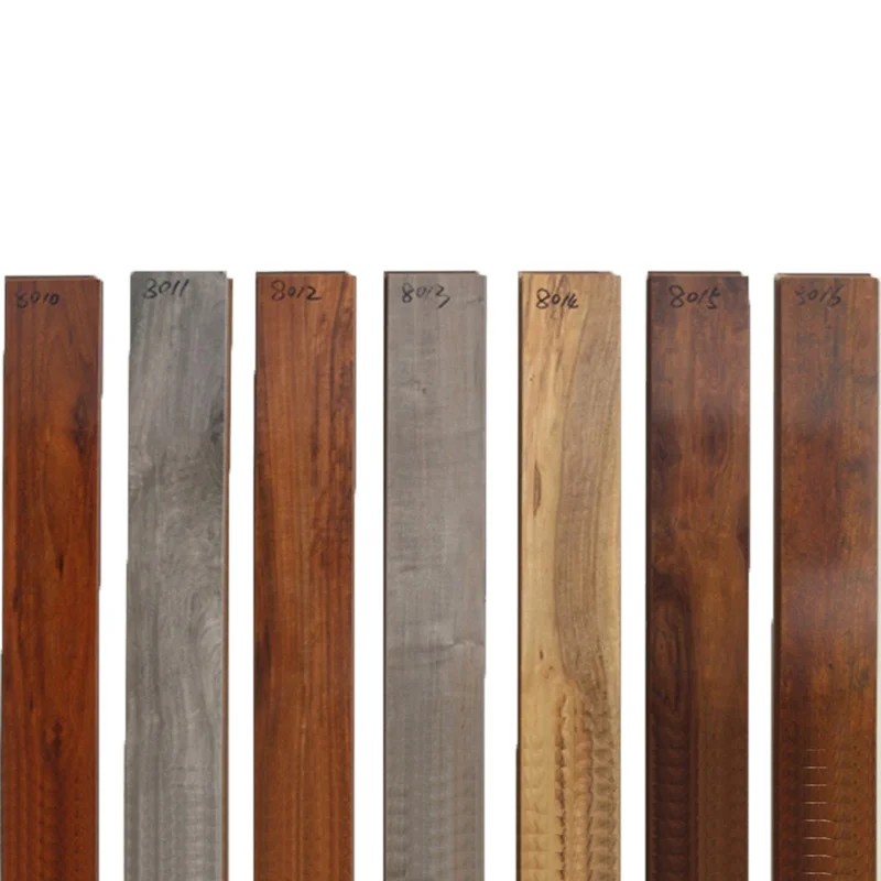 Commercial Luxury Wood Deep Embossed Fireproof Vinyl PVC Flooring