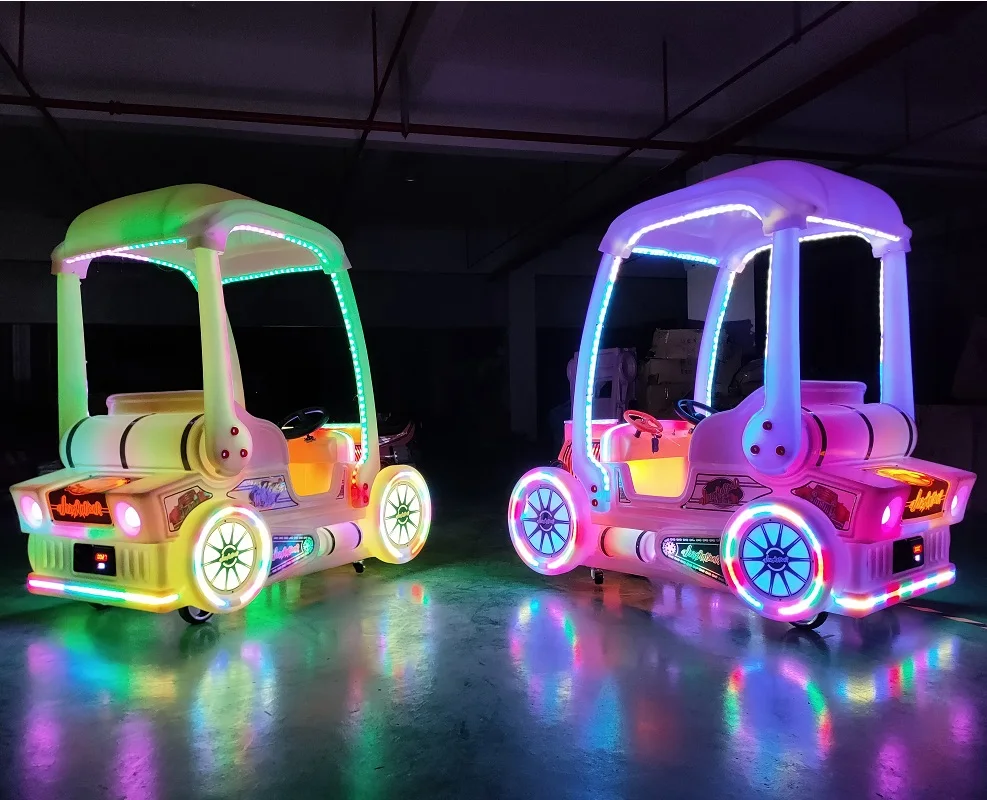 New design kids game machine roof vintage battery electric bumper cars supplier for sales