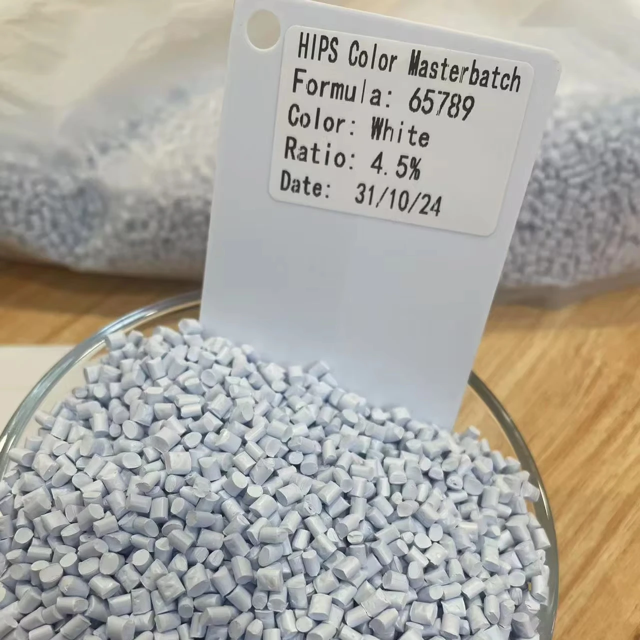 RongFeng Factory Made HIPS Color Masterbatch Custom Colors on Demands GPPS Support Customized Requirments Pantone RAL Codes