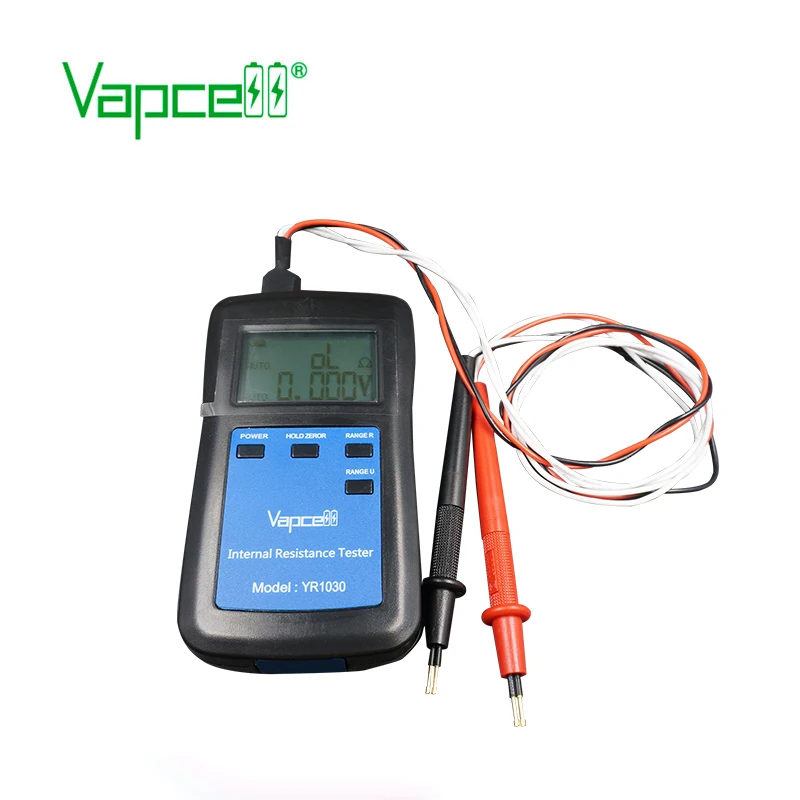 Тестер внутреннего сопротивления Vapcell LCD yr1030 для никель-кадмиевых/свинцово-кислотных аккумуляторов и т. д.