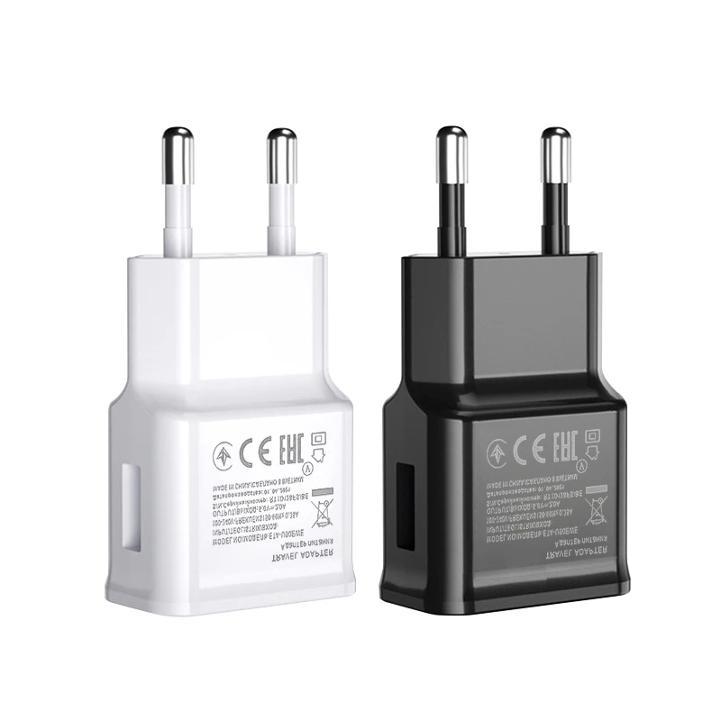 For Samsung S10 S9 S8 S6 Original Fast Charging Charger 5v 2a EU Plug Travel Adapter Wall Fast Charger