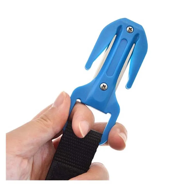 Scuba Diving Cutting Special Knife Line Cutter Underwater Knife Spearfishing Sheath Safety Emergency Holder