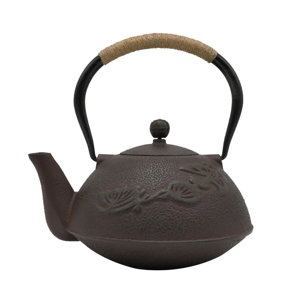 1200ML Large Capacity Chinese antique  Enamel Cast iron teapot and cast iron kettles water bottle  kettle pot for loose leaf