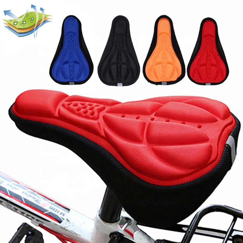 Cheap Bike Seat cover 4 colors Bike saddles cover Good ventilation more suitable for summer use bicycle saddle seat