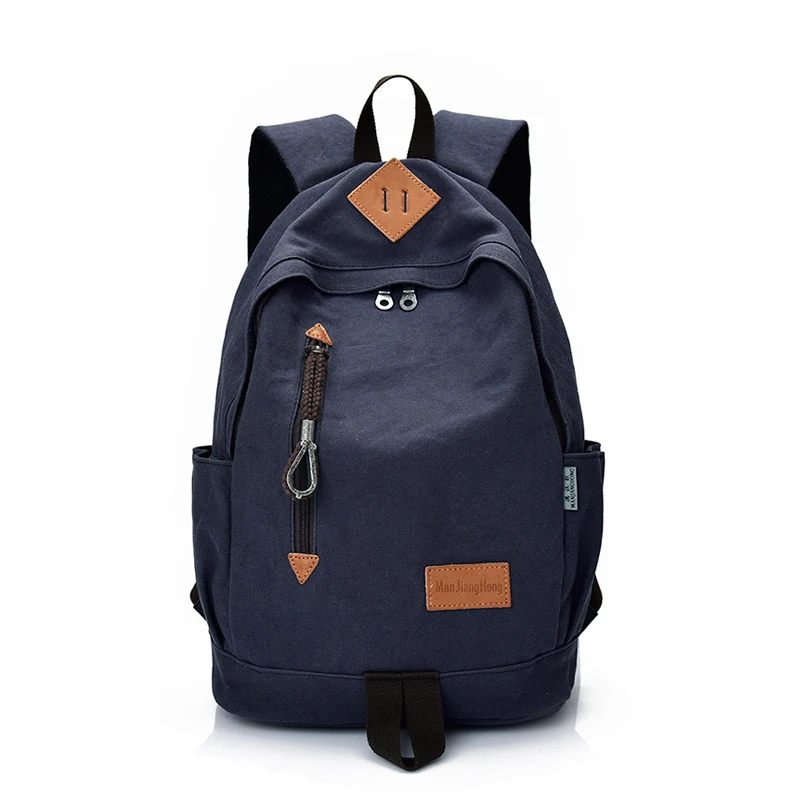 Classic laptop bags for teens canvas outdoor travel adult backpack