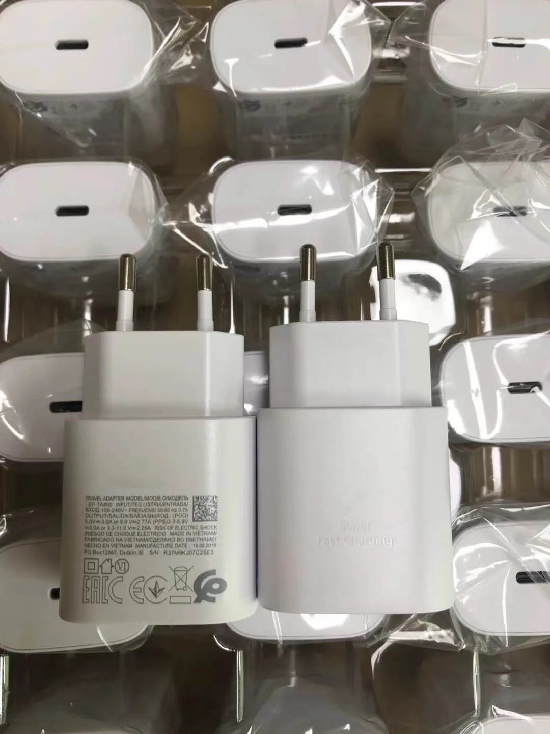 Новый EP-TA800 25 Вт для быстрой зарядки зарядным устройством типа C зарядное устройство Samsung Galaxy Note