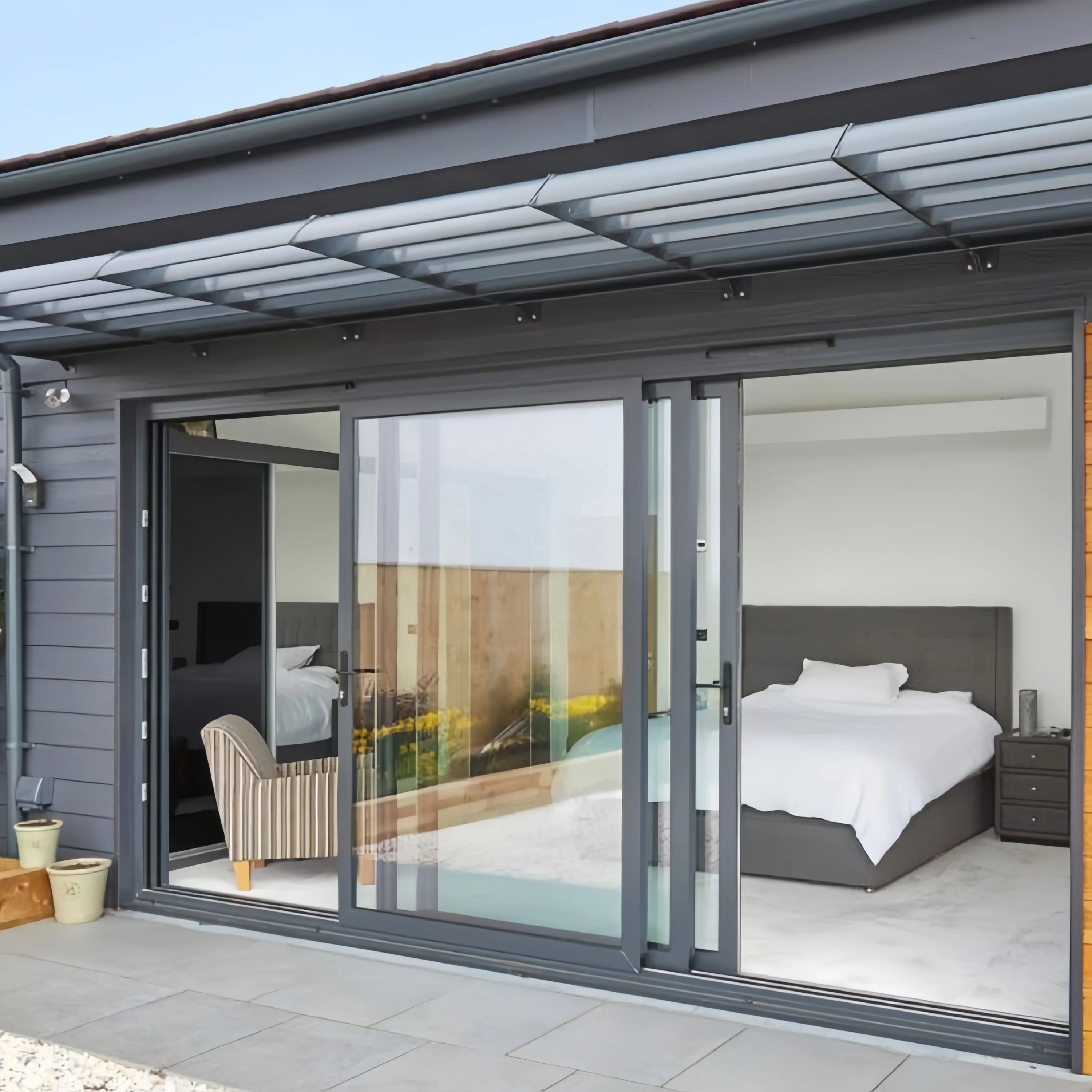 sliding door Customized Premium Aluminum Alloy Sliding Door for Modern Homes Enhanced Security Features Sliding Patio Door