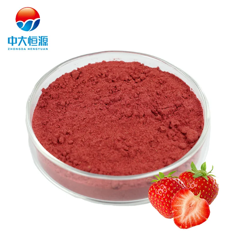 Factory Price instant soluble fruit powder strawberry powder strawberry flavour powder