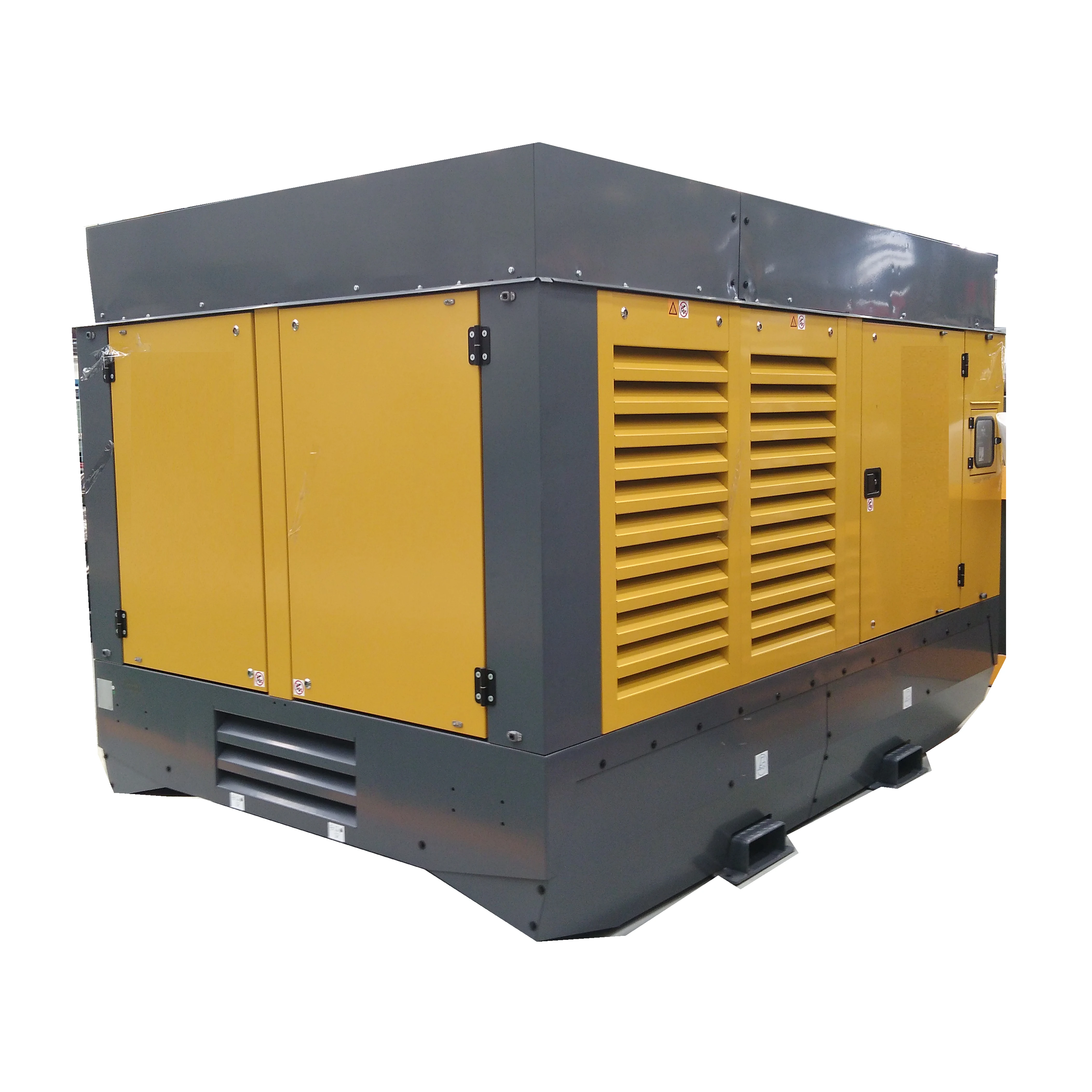15m3 15bar screw type air compressor trailer for oilfield mining nitrogen generation