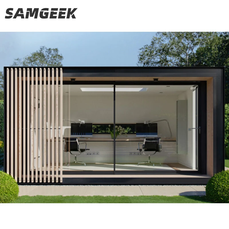 Оптовая продажа недорогой Американский каркасный студийный офисный дом открытый сборный мини-дом