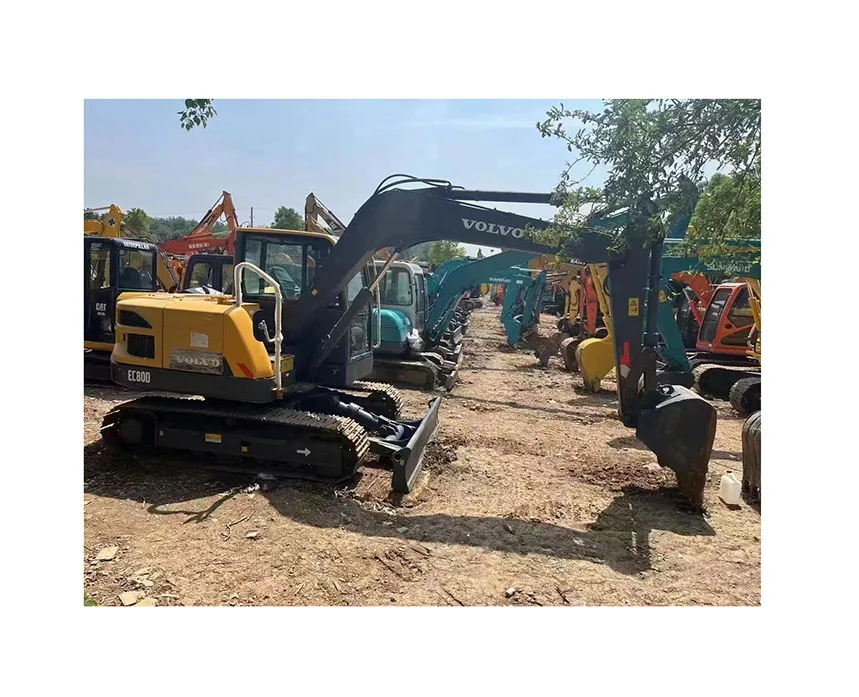 Multifunction high quality excavator machine used excavator Volvo EC80D excavator