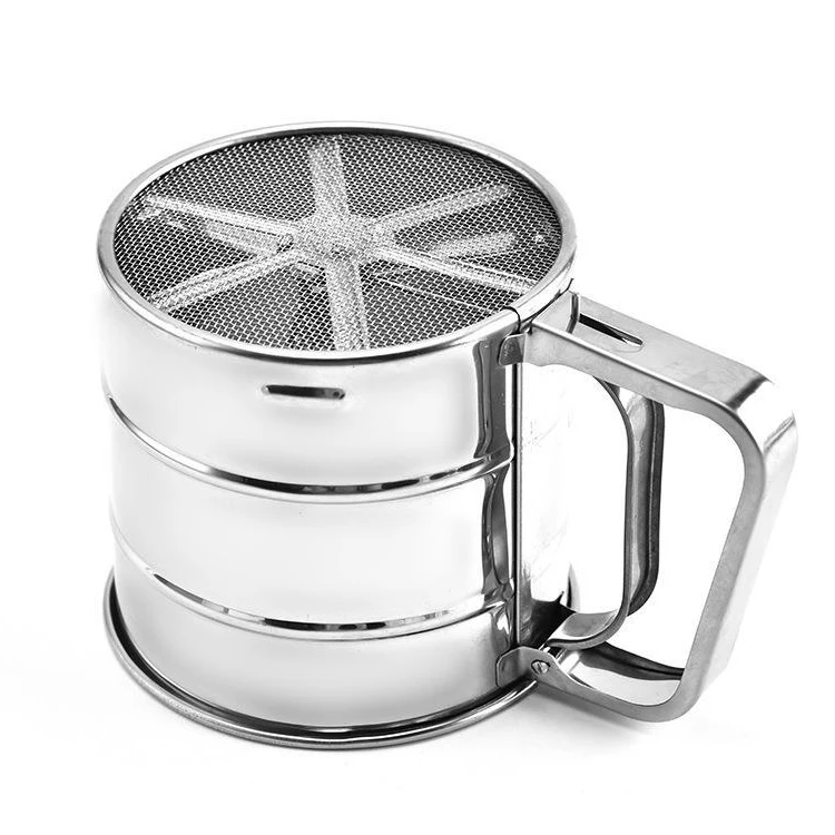 Factory best-selling semi-automatic handheld baking and pastry tool flour sieve