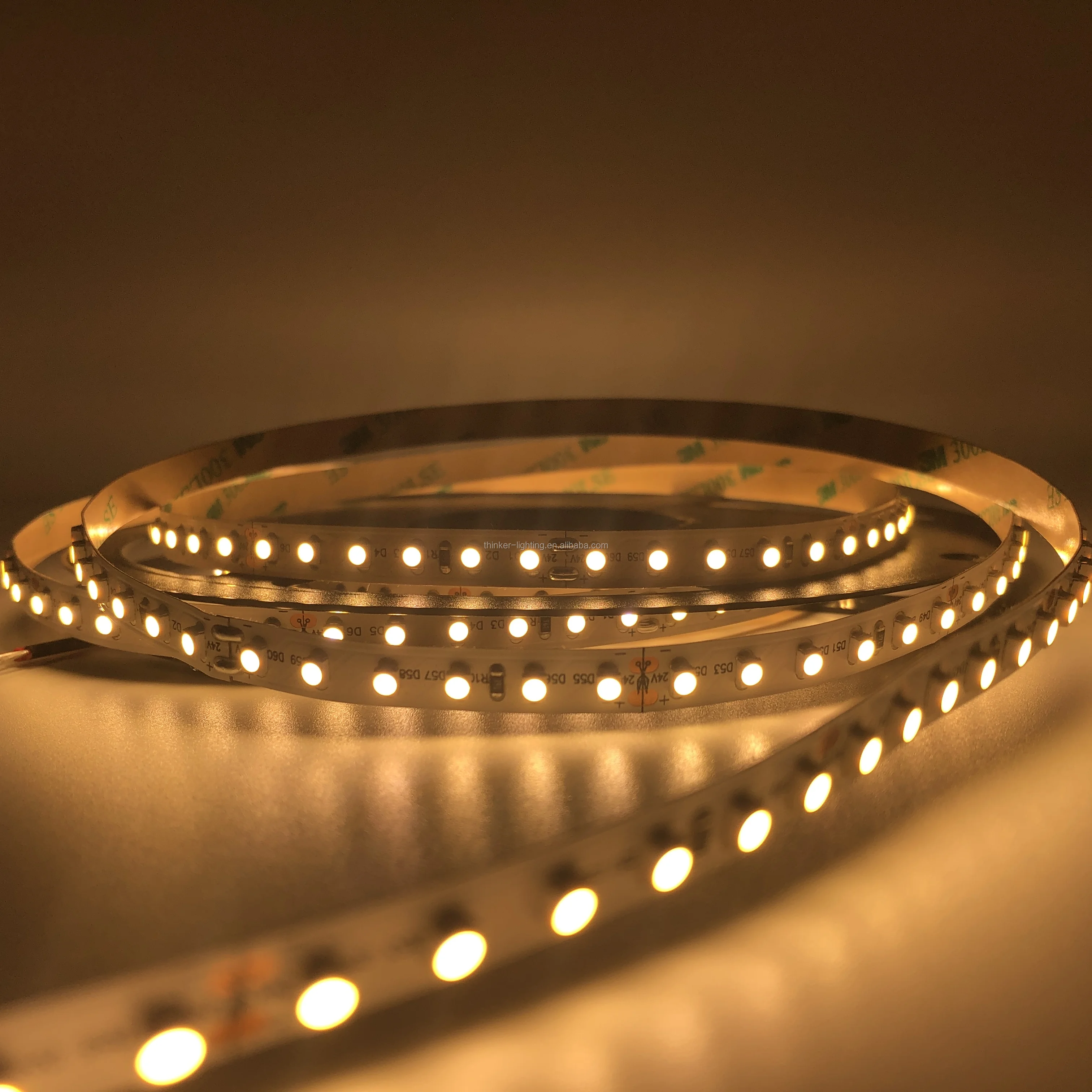 Best Price IP20 5mm PCB High Lumen LED Strip Light DC12V 24V 48W SMD 3528 Flexible LED Strip Light