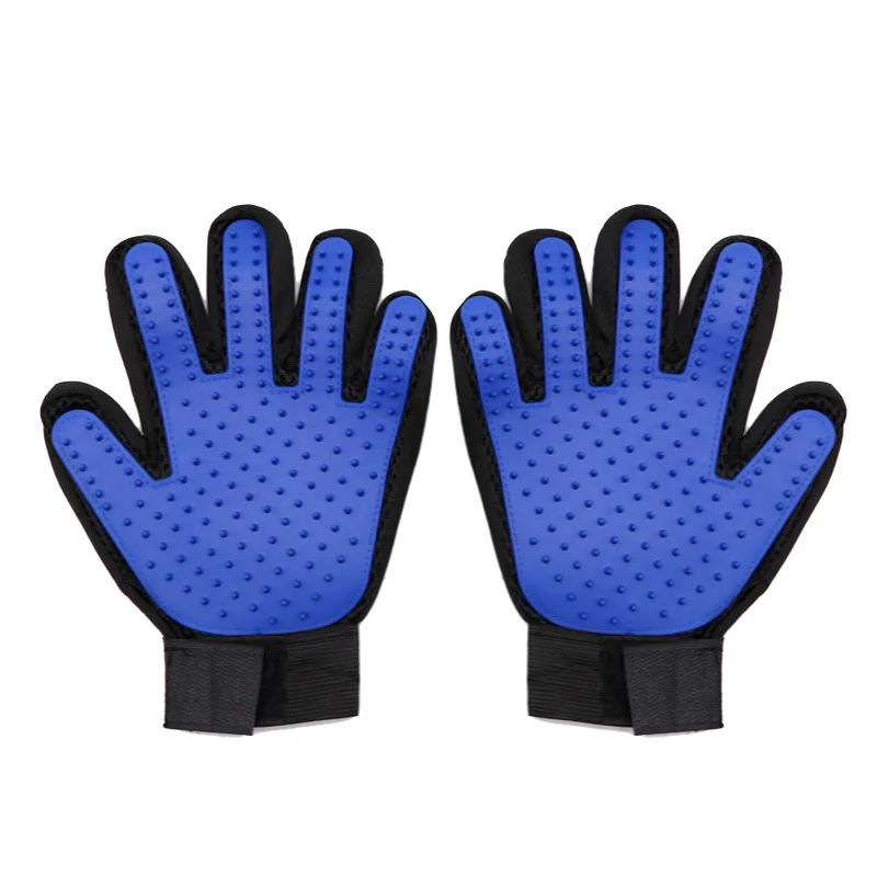 Wholesale Custom Pet Massage Glove Dog Brush Mitt Pet Grooming Gloves dog
