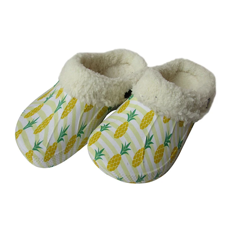 
fashion winter outdoor platform garden eva kids chef clog shoes 