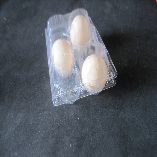 clear  6  12 cavity  plastic duck egg tray