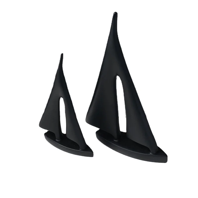 Nordic Abstract Simple Sailing Model Ornaments Home Wine Cabinet Decoration Crafts Study Desktop Decorations