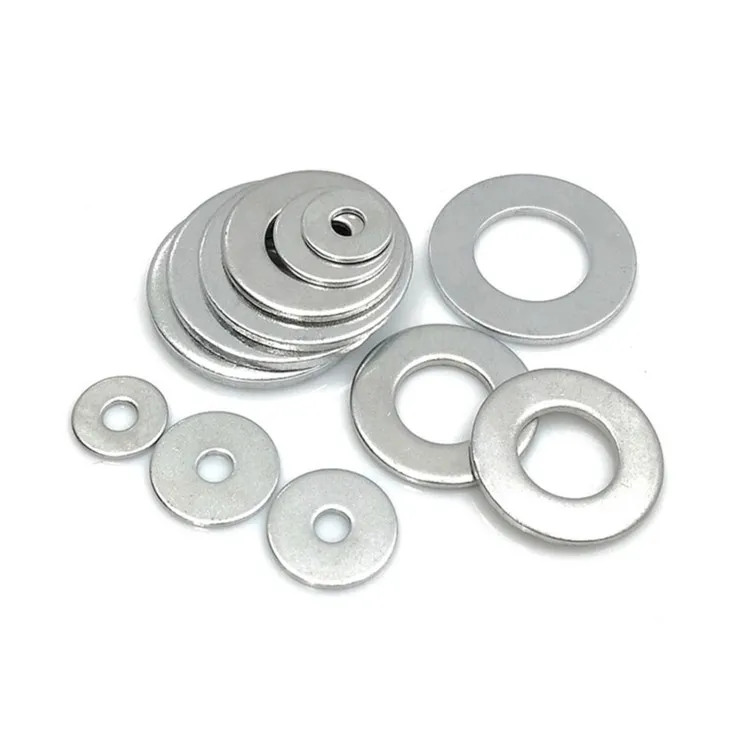 Hot Dip Galvanized M8 M10 M12 DIN125 Lock Washer Electric Power Tower Metal Copper Brass  Carbon Steel Flat Washer