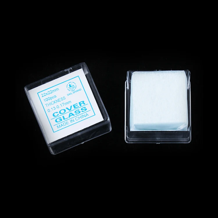 Sail Brand Lab Medical Microscope Micro 18 20 22 24 Slips Cover Glass And Microscope Slide