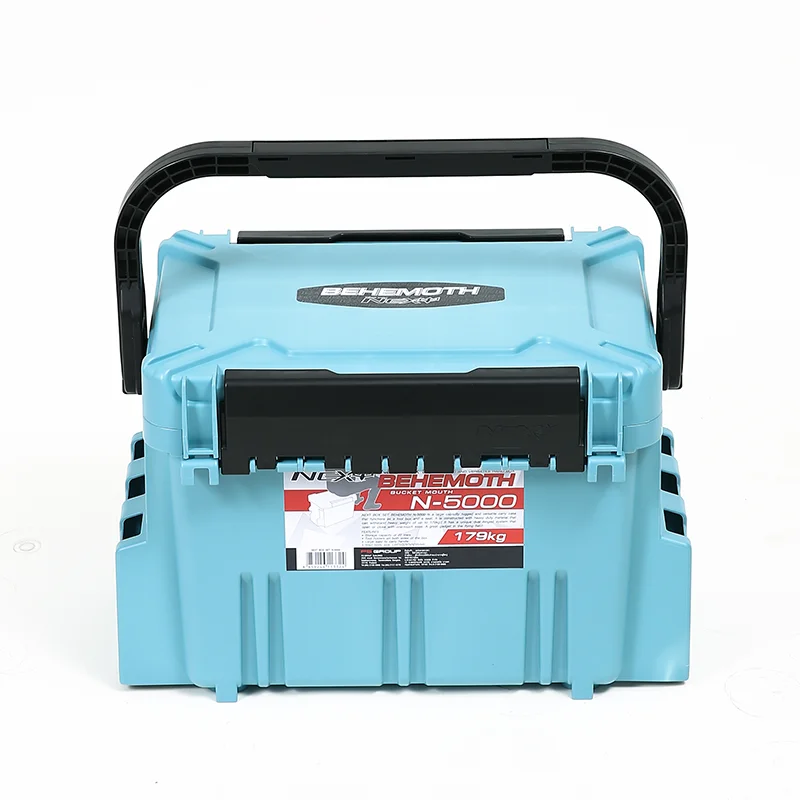 20L Multifunctional Fishing Lure box Suitcase Solid Color Lockable Fishing Gear Box