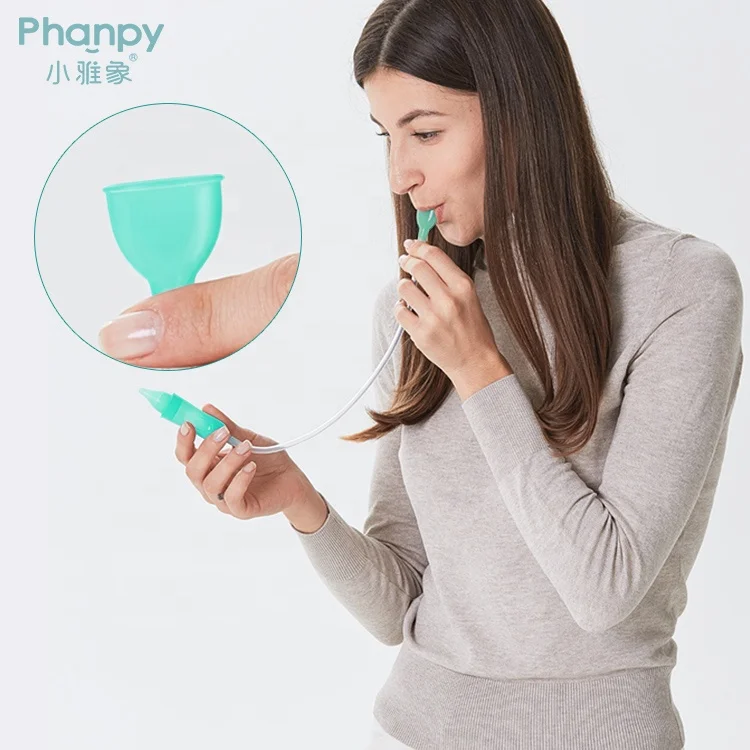 Phanpy Baby Silicone Nasal Aspirator Ajustable Suction Device BPA Free New Born Nose Sucker Infants Sniffle