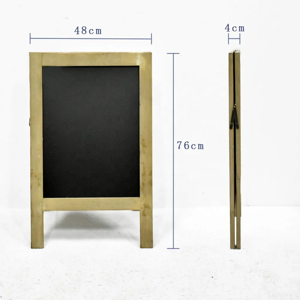 Top Seller Arts&crafts Event Decoration A-framed Chalkboard Sign, Popular Eye Catching Retro Style Chalkboard Decor WIth Markers