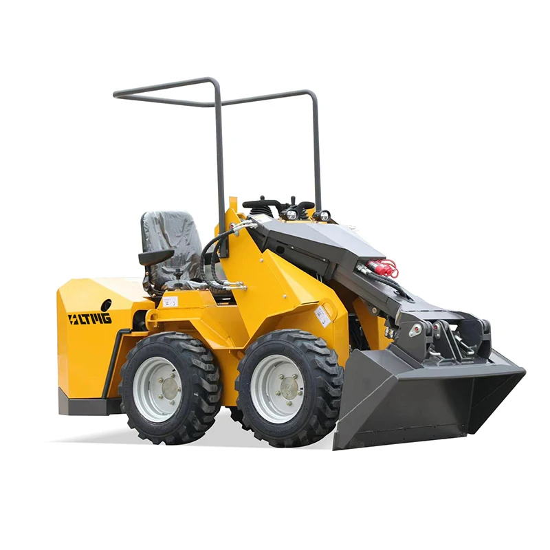 LTMG new product small loader seated on type skid steer loader 23HP 500kg mini skid steer loader with Japanese engine