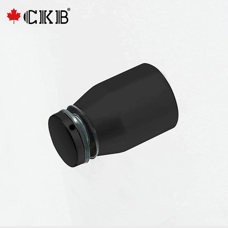 Stock In USA Matt Black Brushed Nickel Chrome Aluminum Sliding With Frame Bathroom Bathtub Door