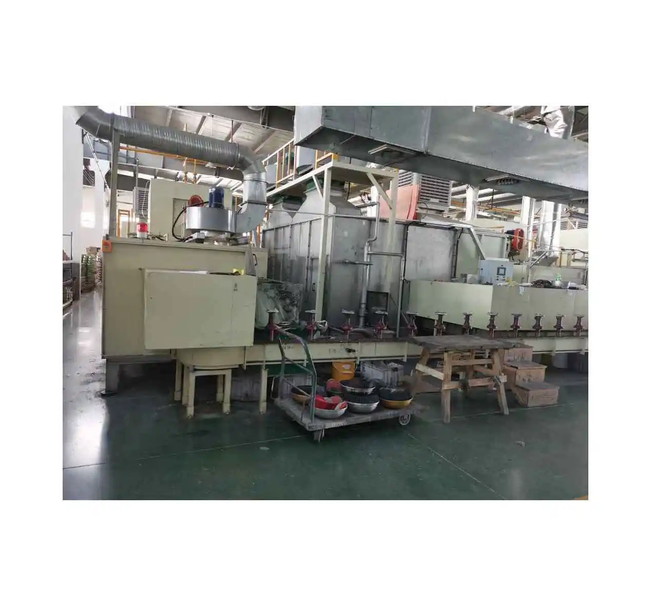 Factory direct sales aluminum cookware outside painting machine spraying coating production line