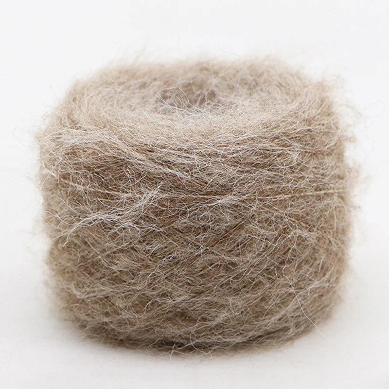 1/8.5NM Super Alpaca Wool  35% acrylic 19% wool 40% nylon 6% spandex