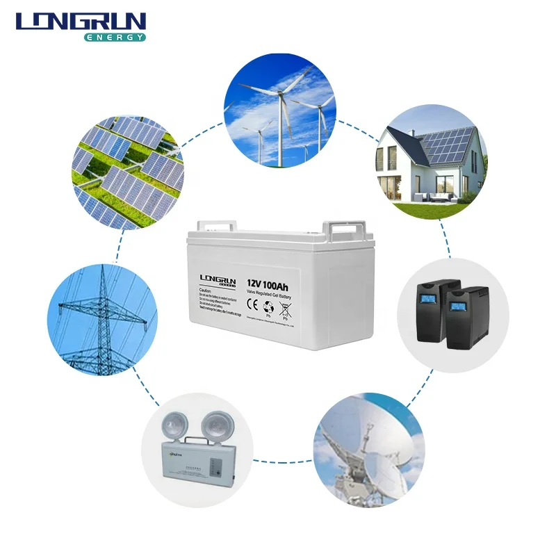 Deep Cycle Solar Gel Battery 12V 100ah 200ah 250ah 24ah Rechargeable Gel Lead Acid Battery Solar Storage Power System Battery
