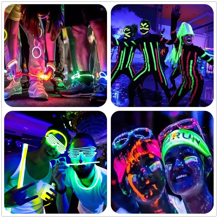 LED UV Black Light Bar 8*3W Disco Light for Halloween Party Night Club Decorative Lighting