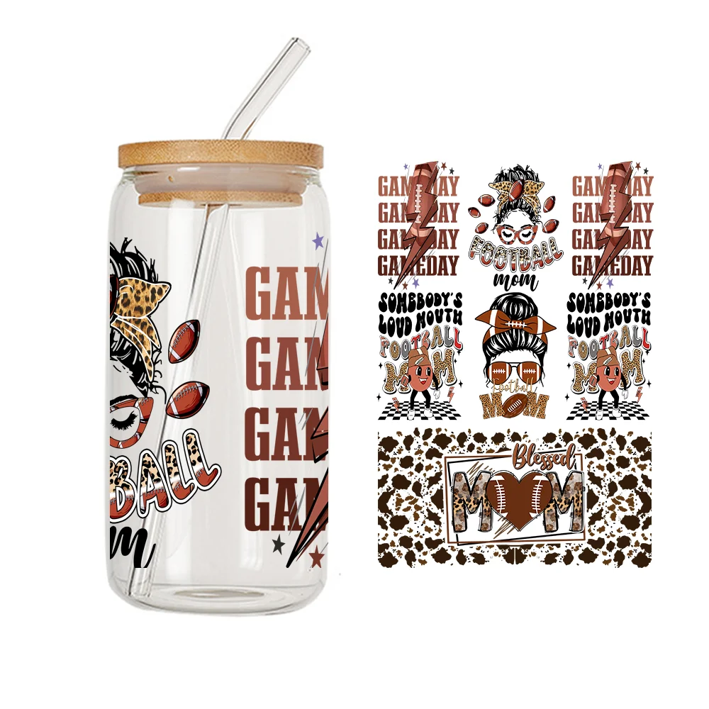 Manufactory Wholesale Hot Sale Transfers Wholesale USA Label Sticker 24oz 16oz 3D UV DTF Cup Wraps Ready To Ship