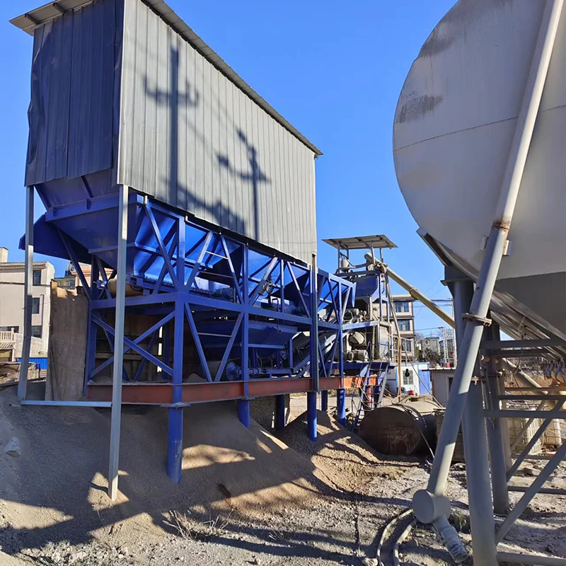 Xingye Brand Hzs 25 35 50 75 90 120 180 M3/h Concrete Wet Batching Plant