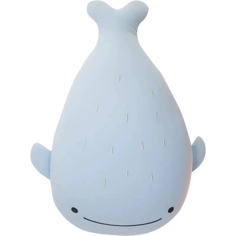 Cute Whale With polystyrene beads stuffing safe soft durable material Wholesale custom cute Pillow cushion present plush toys