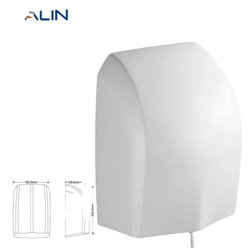 FL-2019 1400w High Speed Powerful Hand Dryer Wall Mounted ABS Plastic Hand Dryer